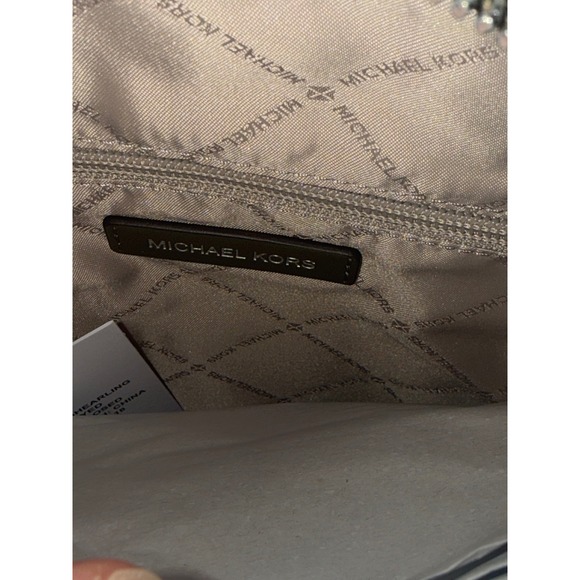 Michael Kors Rhea Medium Backpack Olive Green Suede NWT New with Tags - Picture 10 of 11